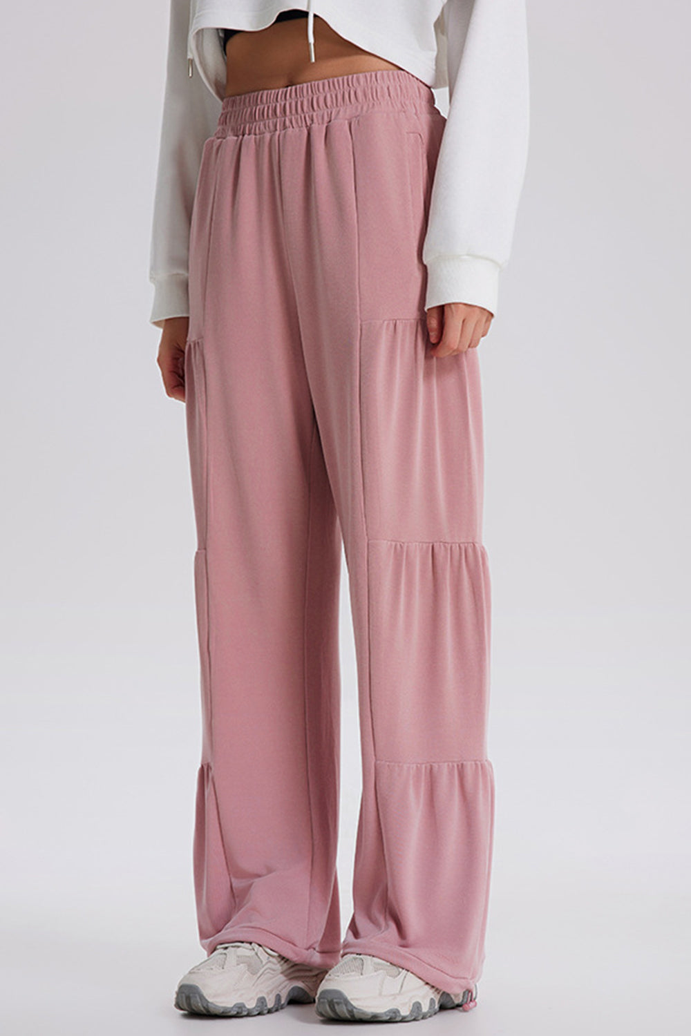 Ruched Drawstring Joggers
