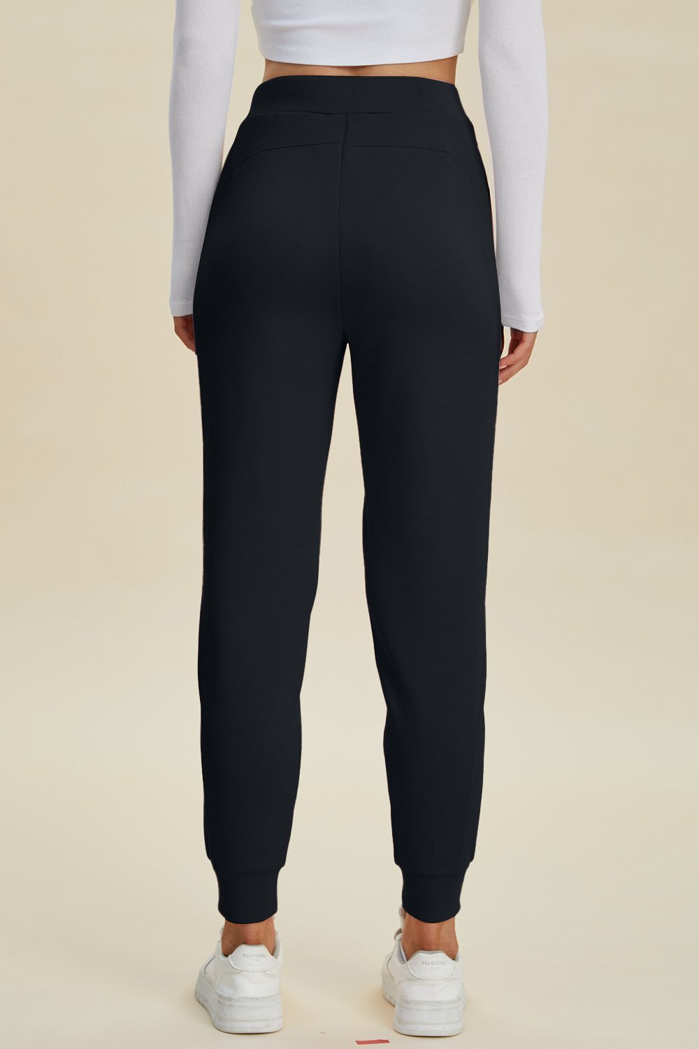 High-Waist Drawstring Joggers