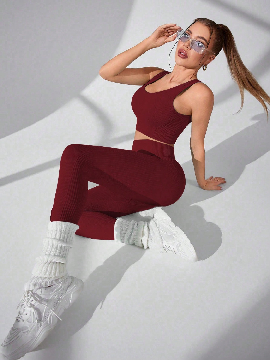 Scoop Neck Active Set