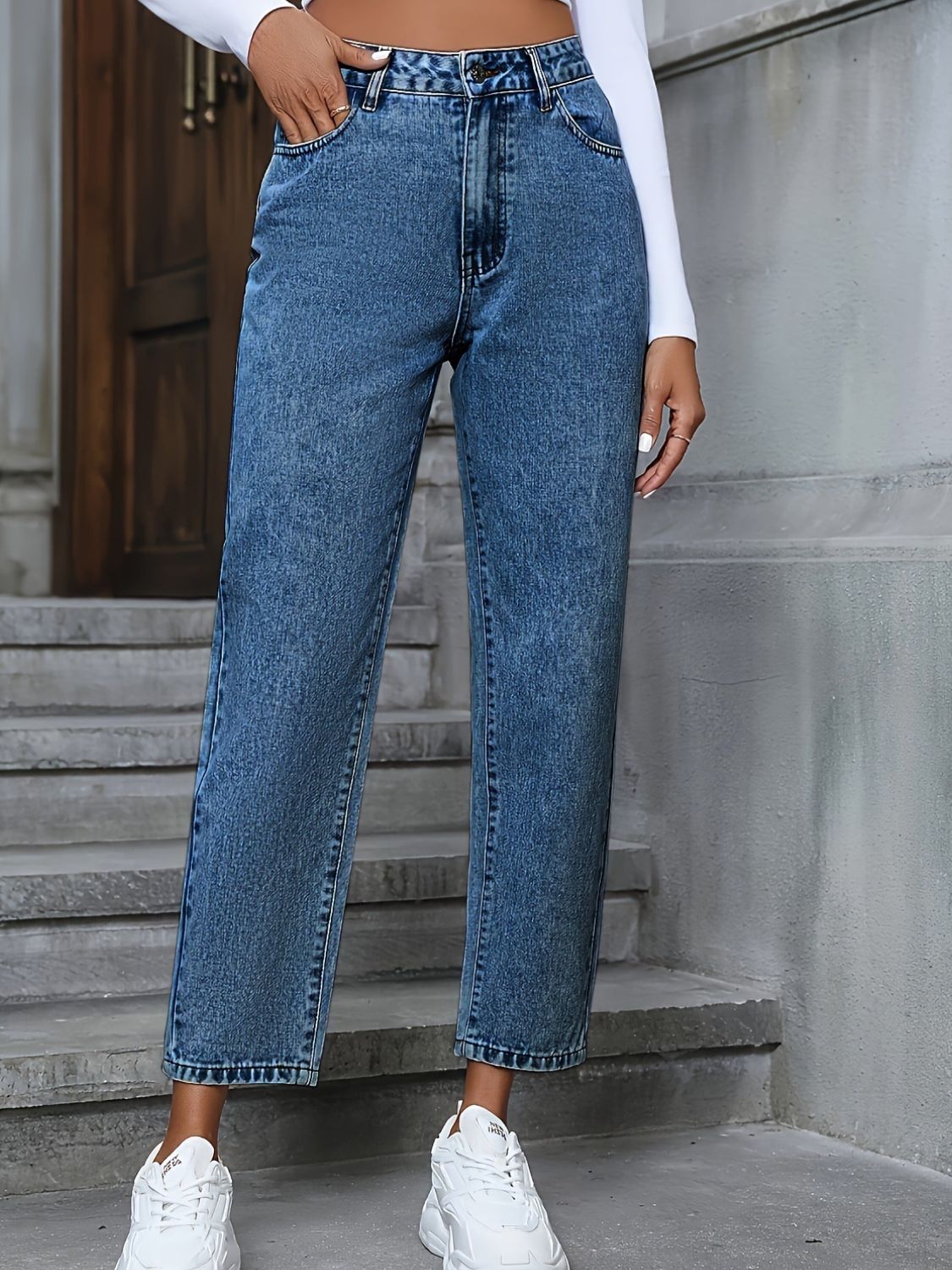 Straight Leg Jeans