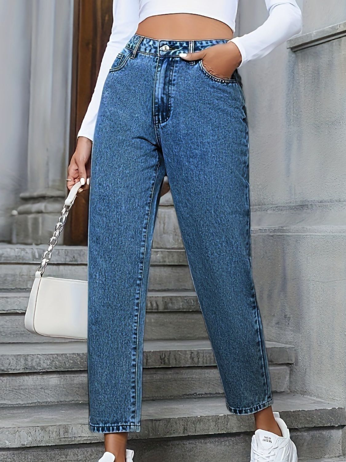 Straight Leg Jeans