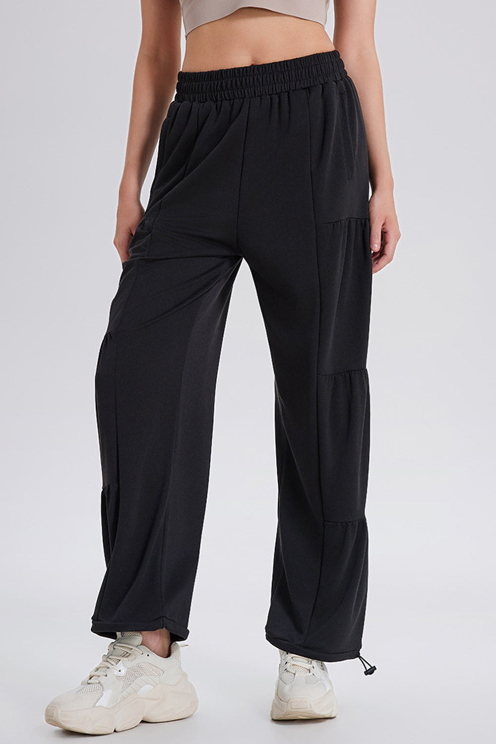 Ruched Drawstring Joggers
