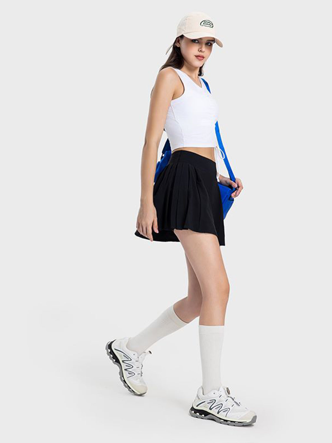 Pleated Active Skirt