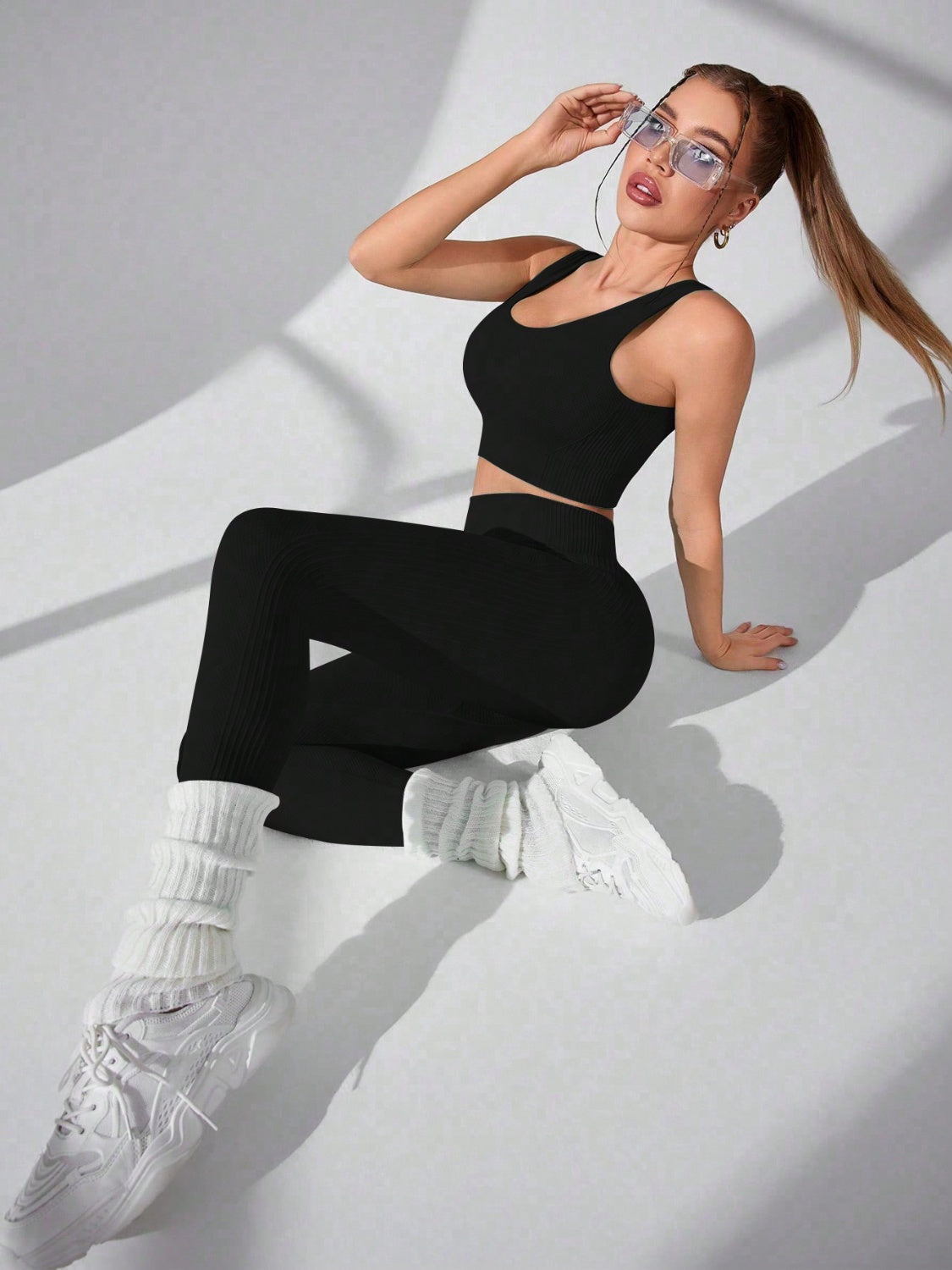 Scoop Neck Active Set