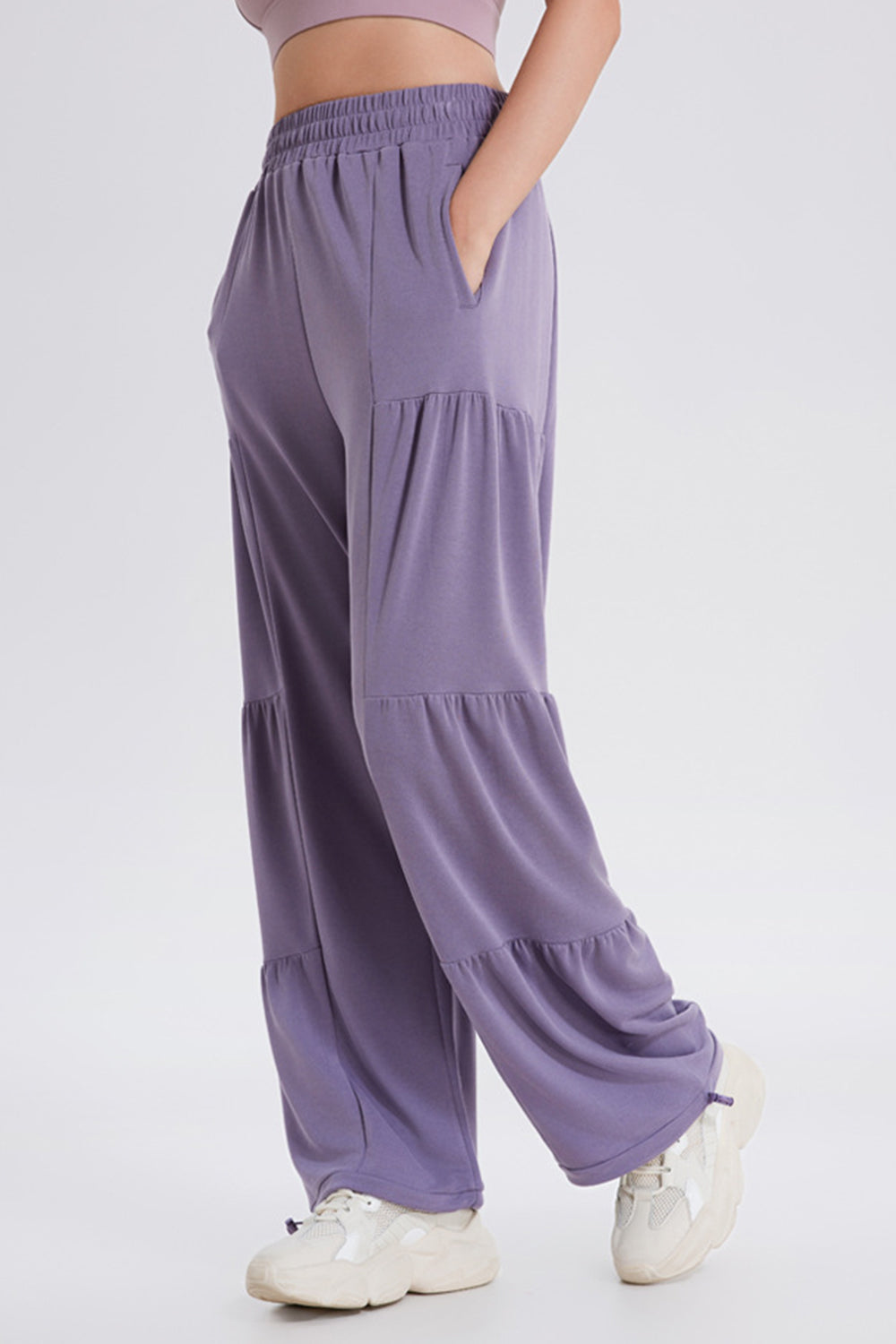 Ruched Drawstring Joggers