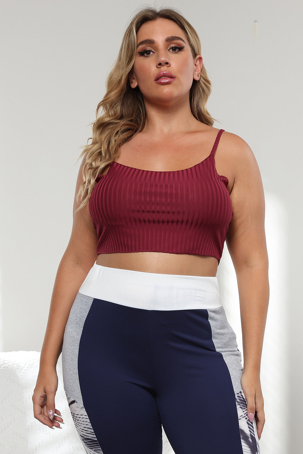 Ribbed Spaghetti Strap Top