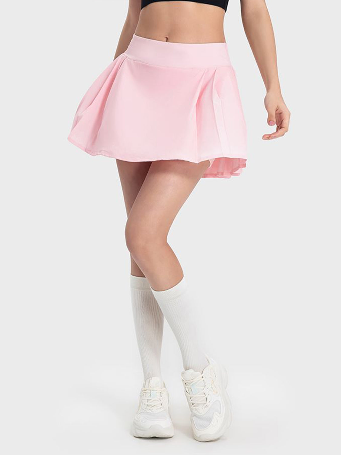 Pleated Active Skirt